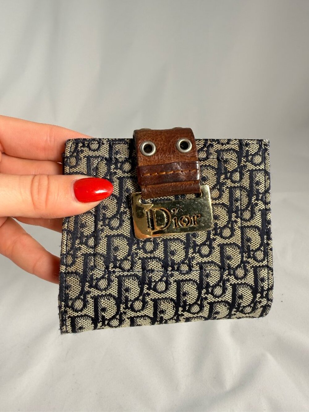 Dior John Galliano Era 2002 Vintage Trotter Wallet